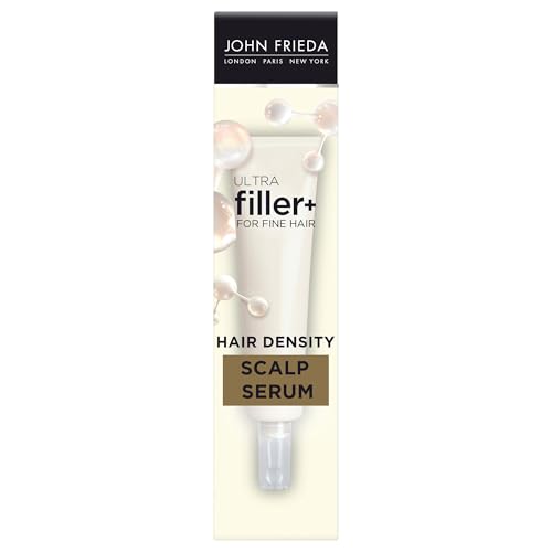 John Frieda ULTRAfiller+ Hair Density Scalp Serum for Fine Hair, Volumizing Hair Serum, Scalp Treatment for Thickening for Women and Men, 2 Oz