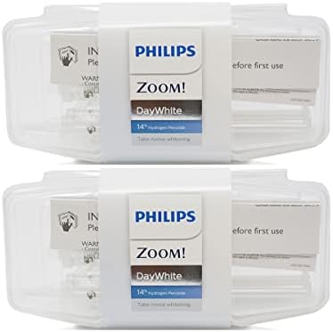 Day White ACP 14% Hydrogen Peroxide (Replaces 38% Carbamide Peroxide) 6-Pack Professional Tooth Whitening Gel + 1 Pack Sensitivity Relief Gel - DayWhite