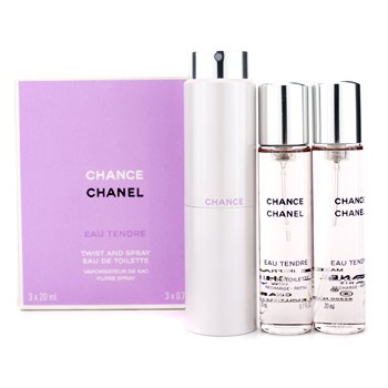 Chanel Chance Eau Tendre Twist & Spray Eau De Toilette - 3x20ml/0.7oz