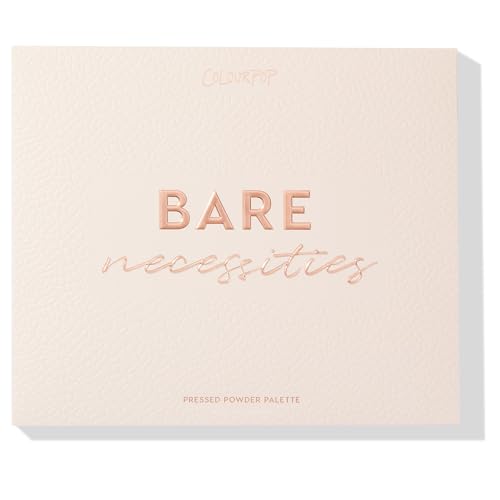 ColourPop Eyeshadow Palette - Eye Makeup Palette with Matte, Metallic, Matte Sparkle & Glitter Finishes - High-Pigment Eye Makeup with a Long-Wearing Formula - Bare Necessities (0.04 oz)