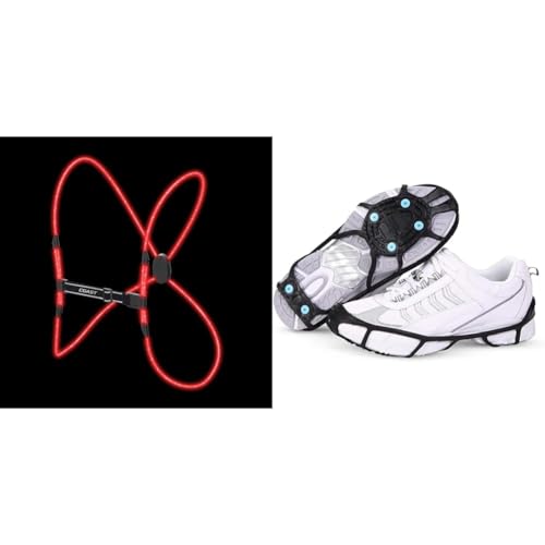 COAST LH150 Rechargeable LED Hi-Vis Lighted Vest, 6+ Color Modes, Reflective, Ultralight, One Size Fits Most