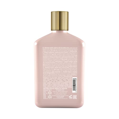 Alfaparf Milano Lisse Design Keratin Shampoo for Damaged Hair - Anti-Frizz - Maintains Brazilian Keratin Therapy - Smoothing, Straightening and Hydrating with Collagen (8.45 oz)