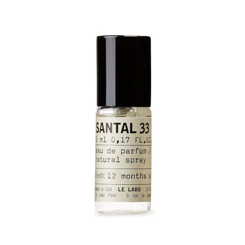 Le Labo Santal 33 Eau de Parfum Spray 0.17 fl oz / 5 ml UNBOXED