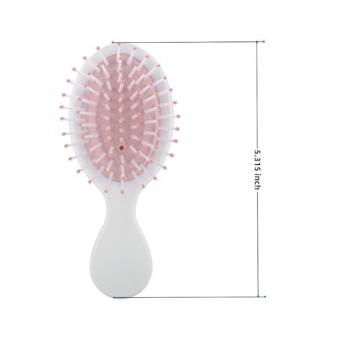 Bridesmaid Proposal Gifts 8 Pieces Mini Dry and Wet Travel Detangling Brush, Bachelorette Party Accessories, Dusty Blue