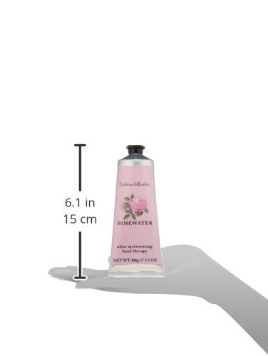Crabtree & Evelyn Ultra-Moisturising Hand Therapy, Rosewater, 3.5 oz