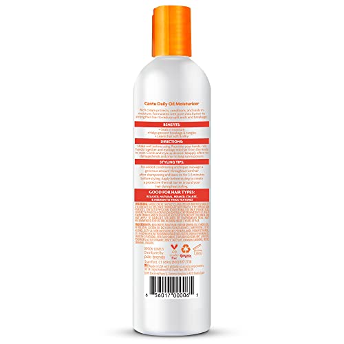 Cantu Daily Oil Moisturizer with Shea Butter, 13 fl oz (Pack of 3)