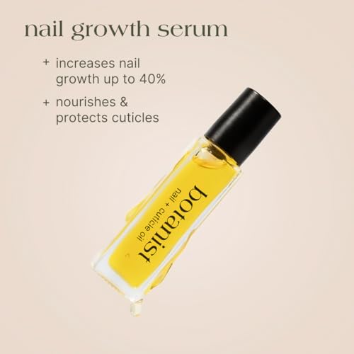 Botanist Nail Growth Serum | Nail Treatment Cuticle Oil for Longer, Stronger Nails | 100% Plant-Based Actives for Nail Growth | Non-Toxic and Vegan