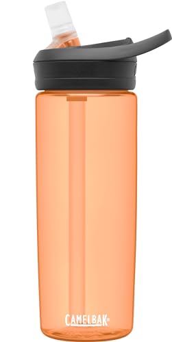 CamelBak eddy+ Water Bottle with Tritan Renew – Straw Top 20oz, Charcoal