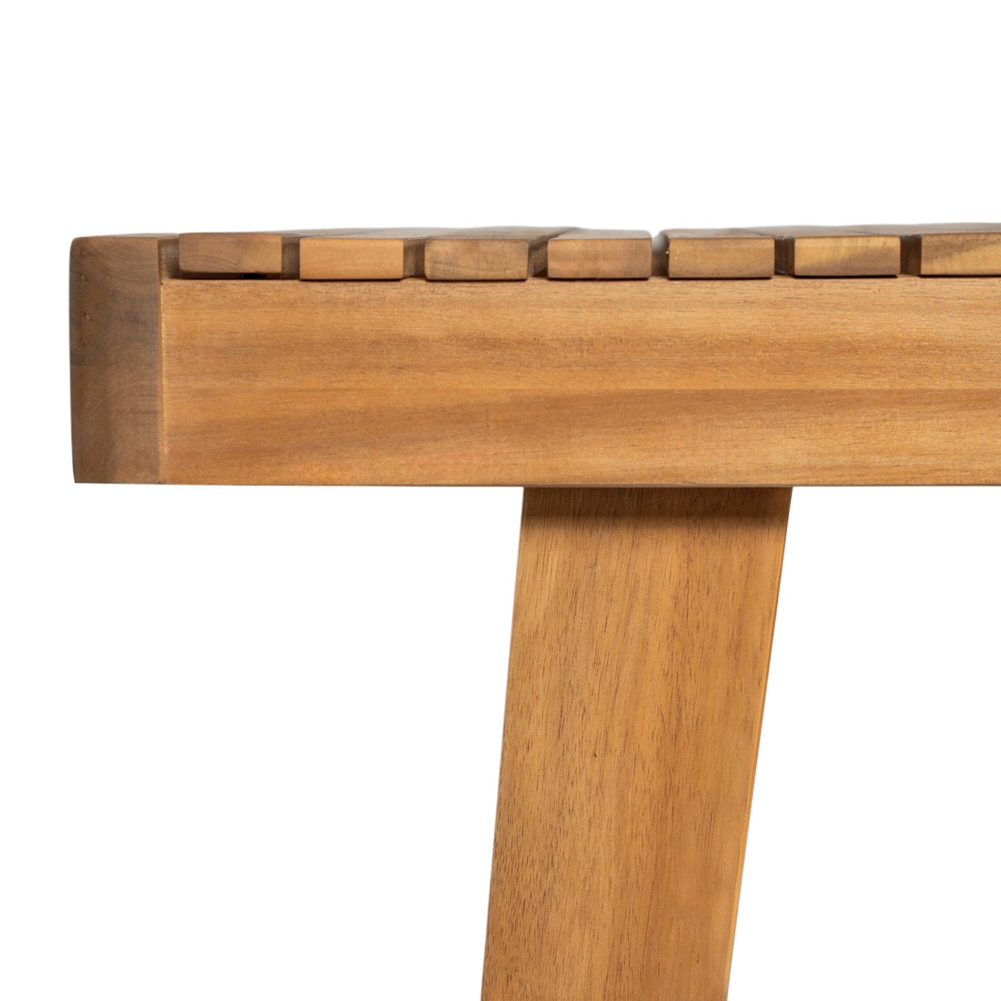 Christopher Knight Home 69" Outdoor Dining Table, Wood Rectangular Patio Table with Slatted Top, Natural