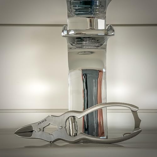 Large Surgical-Grade Toe Nail Clippers - Heavy Duty Double Action Mycotic - Jaws Podiatry Stainless Steel Toenail Clippers for Thick Toenails - Ingrown Cuticle Nippers - Manicure Pedicure Tools