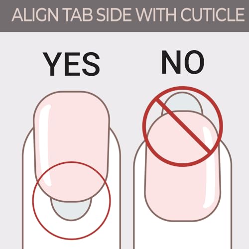 KISS imPRESS No Glue Mani 30 Pcs Press On Nails, Medium Squoval Design Nail, Solid Pure White Print, Simple Peel & Press Easy Apply, Hassel-Free Removal, Essential Tools Included