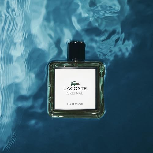 Lacoste - Original Eau de Parfum - Men's Fragrance - Woody & Ambery - With notes of Bergamot, Clary Sage, and Sandalwood - 3.3 Fl Oz