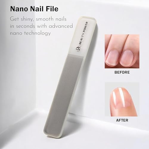 9 in 1 Professional Manicure Pedicure Set - Stainless Steel Nail Clippers, Nano File, Cuticle Nipper, Scissors, Tweezers, Travel PU Leather Case for Men & Women - Gift Ready (Brown)