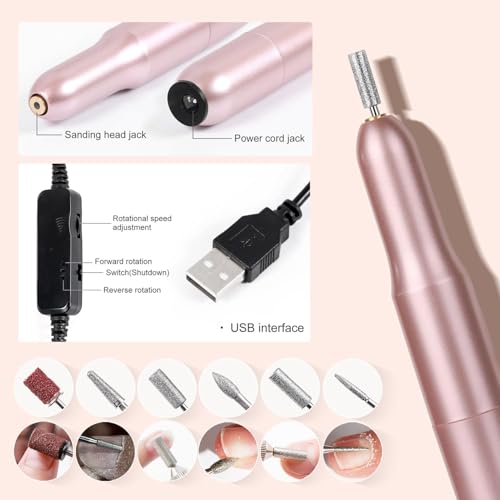 Acrylic Nail Kit with liquid Monomer,6colors Acrylic powder,UV Lamp for Beginners with Everything Nail Supplies(White)
