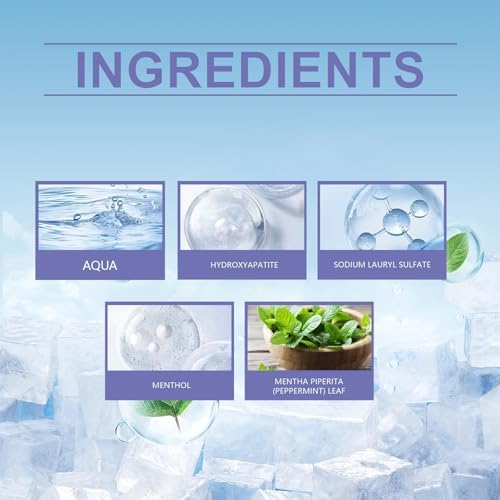 Beamach Hydroxyapatite Toothpaste, 2 Pack for Teeth Remineralization, Natural Fluoride-Free Formula, Sensitivity Relief & Fresh Mint Flavor - Daily Use for Oral Health (4.23oz)