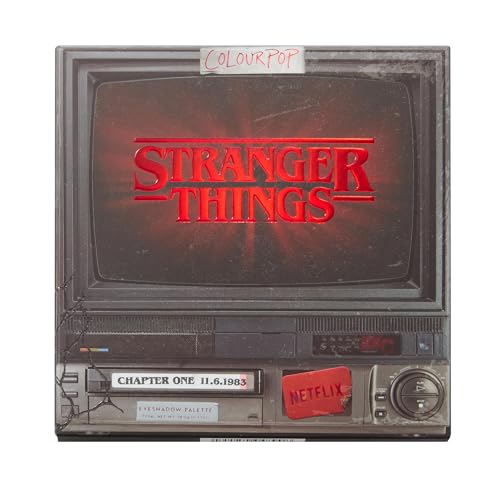 ColourPop x Stranger Things Chapter One Eyeshadow Palette - Retro Makeup Palette with Matte, Metallic & Pearlescent Finishes - Buildable & Blendable Formula with Long-Lasting Pigment (0.5 oz)