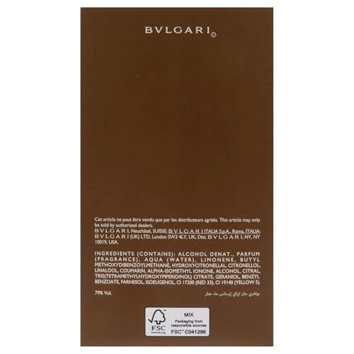 Bvlgari Man Terrae Essence by Bvlgari for Men - 3.4 oz EDP Spray