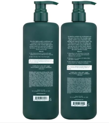 Kristin Ess Scalp Soothing Duo: Purifying Micellar Shampoo (28 fl oz) & Ultra Lightweight Conditioner.