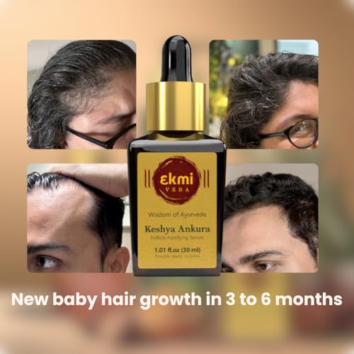 Hair Growth Dht Blocker Serum With Redensyl, Procapil, Ayurvedic Herbs, Amla, Brahmi, Capilia Longa. Follicle Stimulating Serum. Hair Loss Treatment For Women & Men, Thicker Hair 1.01 Fl Oz