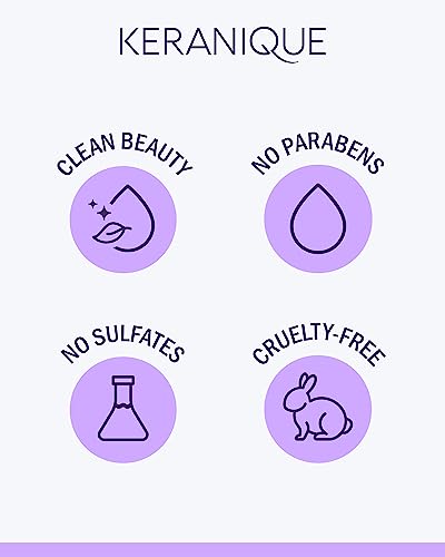 Keranique Volumizing Conditioner for Women - Best for Fine, Thin, & Brittle Hair - Sulfate-Free, Good for Color Treated Hair - Nourishing Volume Thickening Conditioner with Keratin for Thinning Hair