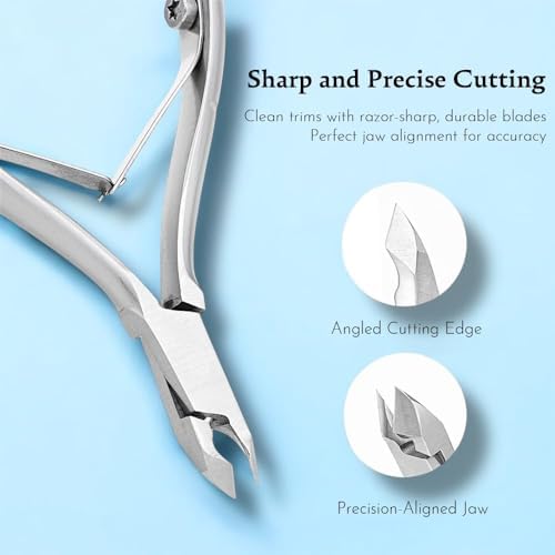 9 in 1 Professional Manicure Pedicure Set - Stainless Steel Nail Clippers, Nano File, Cuticle Nipper, Scissors, Tweezers, Travel PU Leather Case for Men & Women - Gift Ready (Brown)