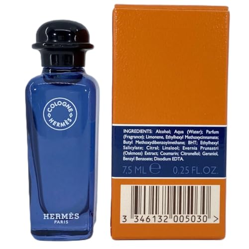 Hermes Eau De Citron Noir Eau De Cologne Spray for Unisex, 0.25 Ounce