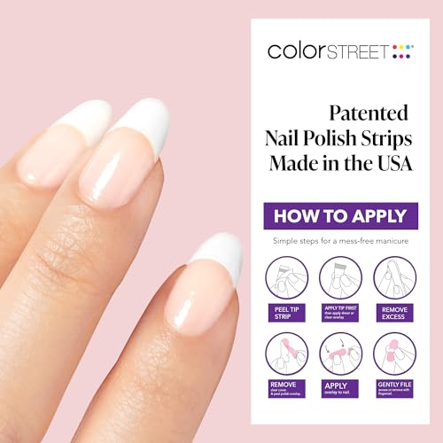 Color Street Meet Me in Paris French Nail Strips