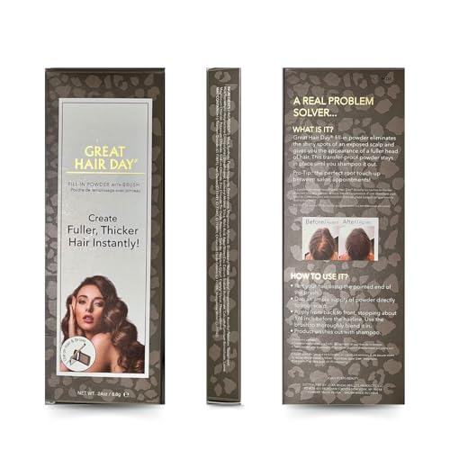 Joan Rivers Great Hair Day Root Touch Up Powder Duo - Fill-in Powder for Thicker, Fuller Looking Hair (Blonde)