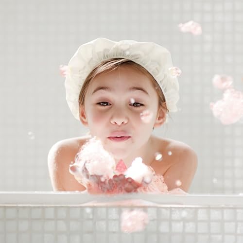 6 Fruit-Shaped Bath Bombs for Kids with Toys Inside β Colorful, Natural, Non-Toxic, Skin Safe Bath Fizzies Handmade Gift Set for Birthdays & More
