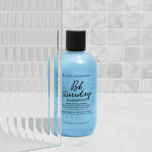 Bumble and bumble. Sunday Weekly Clarifying Shampoo | Removes Residue, Excess Oil + Pollutants | Color Safe | Curly, Wavy, Straight