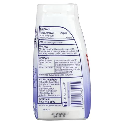 Colgate 2-in-1 Whitening With Stain Lifters Toothpaste 4.60 Oz (4 Packs) (Packaging May Vary)