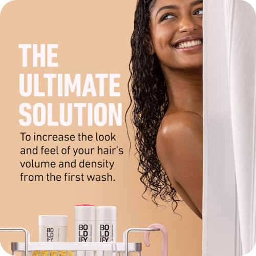 Boldify Thicken Volume Conditioner - Ultimate Biotin Formula for Hair Thickening, Split End Repair, Nourishment, and Fine or Oily Hair for Women & Men