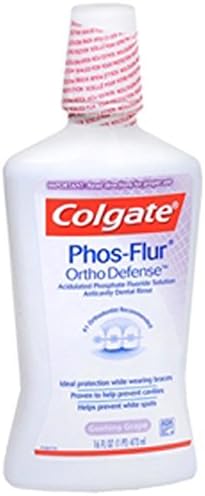 Colgate Phos-Flur Anti-Cavity Fluoride Rinse, Gushing Grape, 16.9 Fluid Ounce