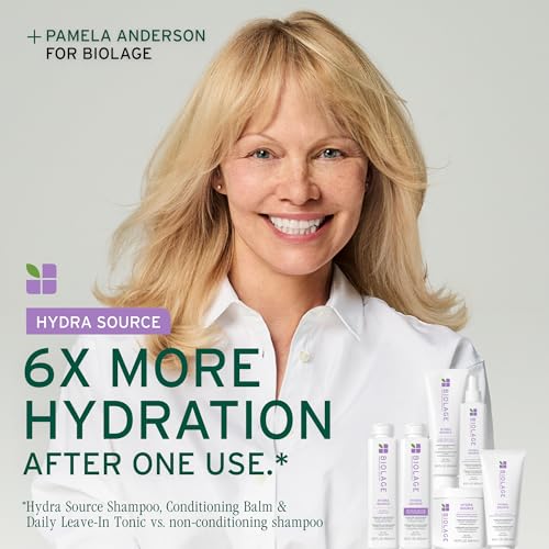 BIOLAGE Hydra Source Detangling Solution - For Dry Hair, Detangles & Controls Static For Less Frizz & Fly-Aways, Paraben-Free
