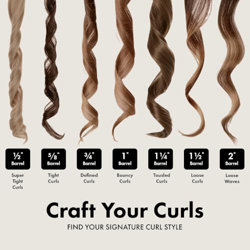 HOT TOOLS 24K Gold Extended Barrel Oval Tapered Curling Wand for Bouncy Curls | No Clamp for Quick and Easy Styling, Fan-Favorite 24K Gold Technology for Long-Lasting Results