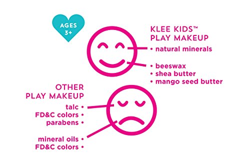 Klee Naturals Luna Star Naturals Klee Kids 4 PC Makeup Up Kits with Compacts (Enchanted Fairy)