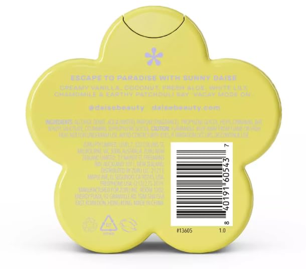 Daise Sunny Women's Body Mist, Fresh Fragrance, 3.38 Fl Oz