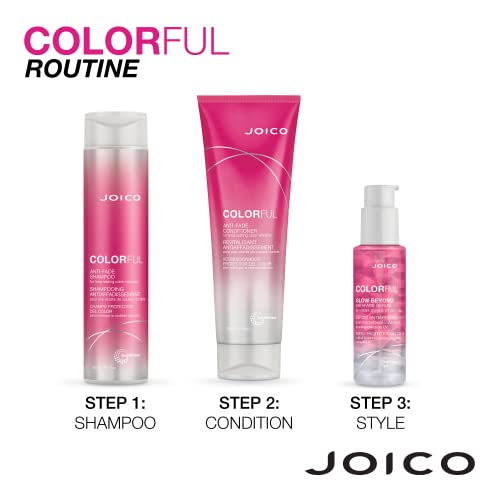 Joico Colorful Anti-Fade Shampoo and Conditioner Set | Preserve Hair Color | Long-Term Vibrancy | For Color-Treated Hair