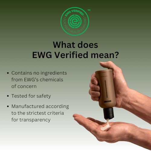 Conditioner for Men- EWG Verified, Best Men's Conditioner for all Hair Types, Unscented - Sulfate and Paraben Free, Lightweight, Hydrating, and Softening Formula, 10 fl oz