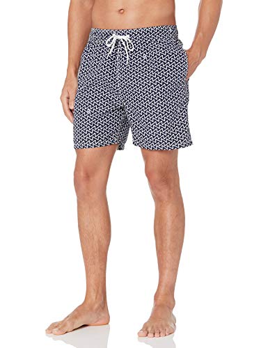Kanu Surf Men's South Beach Swim Trunks (Regular & Extended Sizes), Monte Carlo Navy, Medium