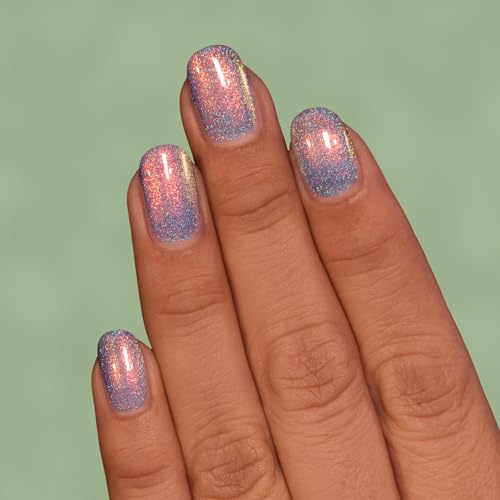 ILNP Bluebell - Enchanting Sky Blue Shimmer Nail Polish