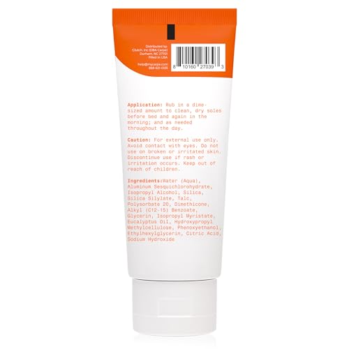 Carpe Sweat Absorbing Foot Lotion WITH APPLICATOR, A dermatologist-recommended solution to stop sweaty, smelly feet, Helps prevent blisters, Great for hyperhidrosis. 1 Tube + Applicator