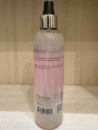 Hairfinity Rice Water Hair Mist - Silicone & Sulfate Free Formula - Best for Damaged, Dry, Curly or Frizzy Hair - Safe for Keratin and Color Treated Hair 8oz