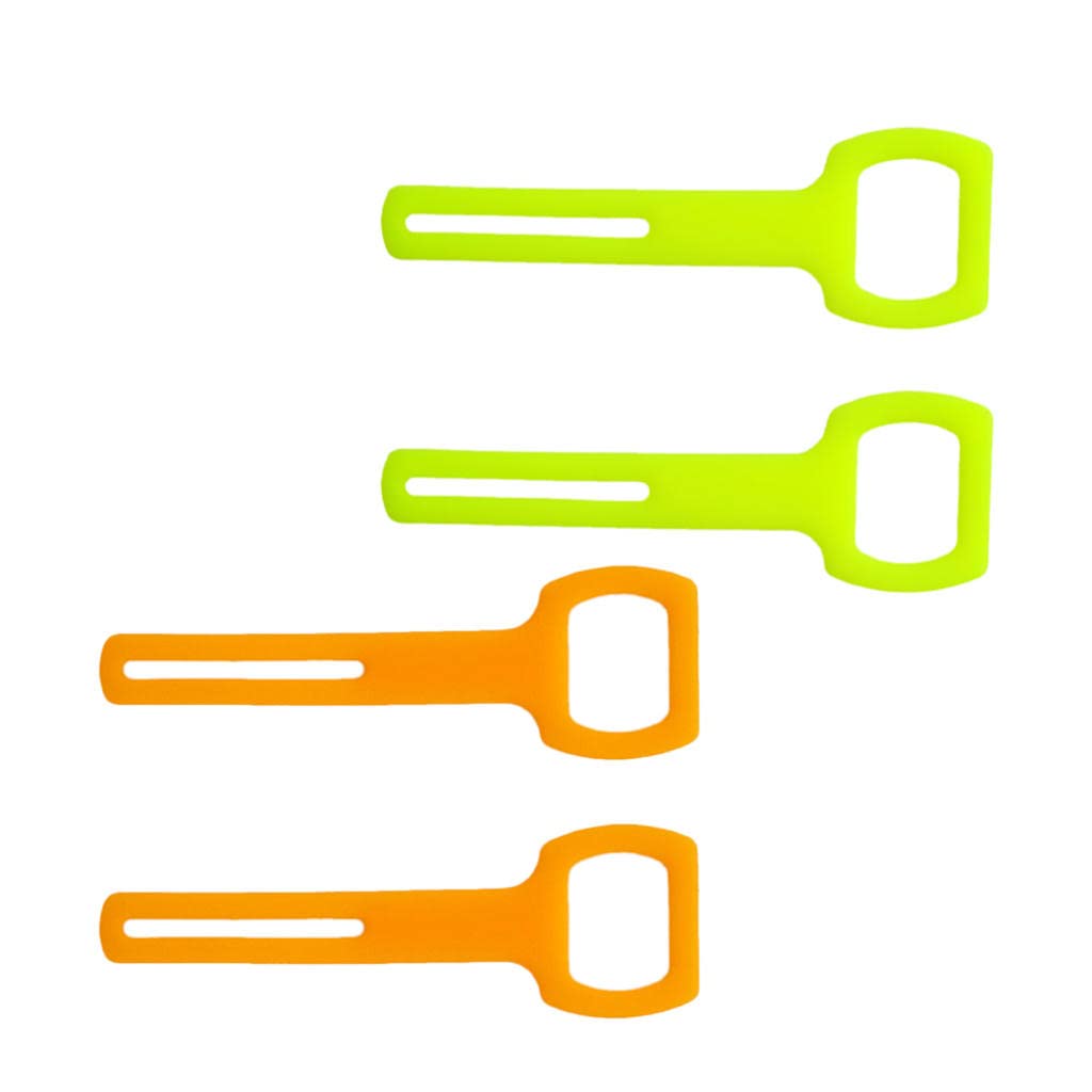LEIPUPA 4Pcs Scuba Dive Silicone Mouthpiece Holder 2nd Stage Regulator Octopus Strap
