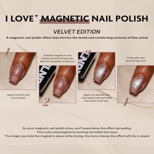 ILNP Flashing Lights - Vivid Teal Magnetic Shimmer Nail Polish