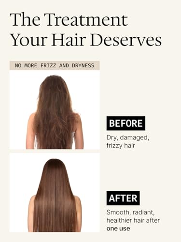 Collagen Hair Treatment Deep Repair Conditioning Argan Oil Collagen Hair Mask Essence for Dry Damaged Hair All Hair Types 16.90 oz 500ml