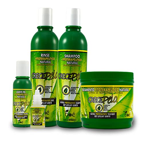 BOE Crece Pelo 5 Pack Combo Set w/ Tote Bag