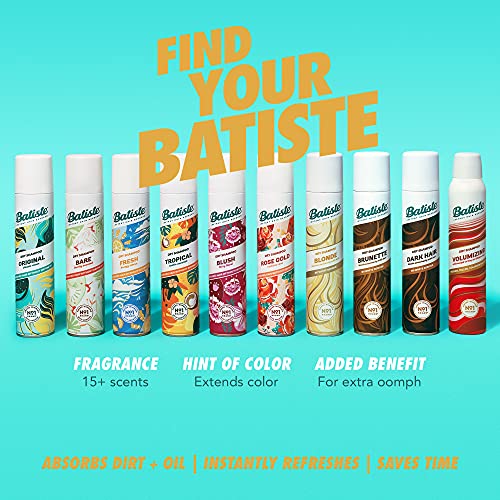 Batiste Dry Shampoo, Brilliant Blonde, 6.73 fl. oz. (Pack of 3)