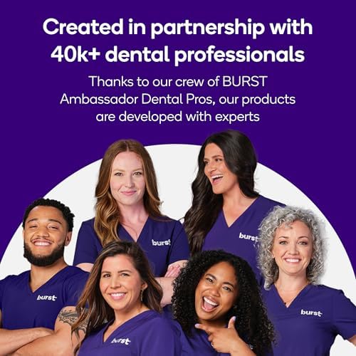 BURST Replacement Heads for Curve Sonic Electric Toothbrush (3 Pack/Black)