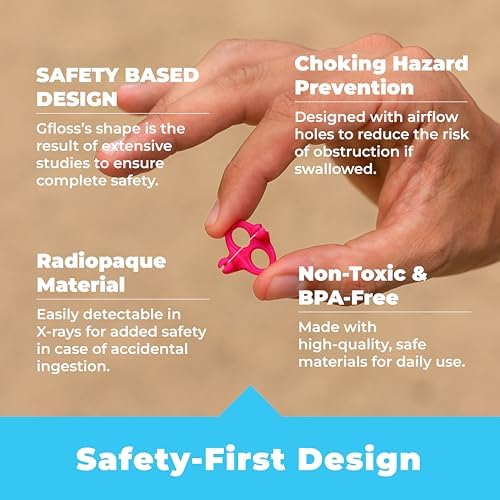 Hands-Free Dental Floss - 40 Count (Pack of 3) + Light Travel Case - Easy to Use, Discreet Flossers for Adults | Travel Floss | Thin Soft Floss for Tight Teeth | PFAS-Free | Unwaxed